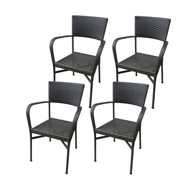 Red Barrel Studio® Yvoire Wicker 35"H X 21"W X 22"D, Patio Dining